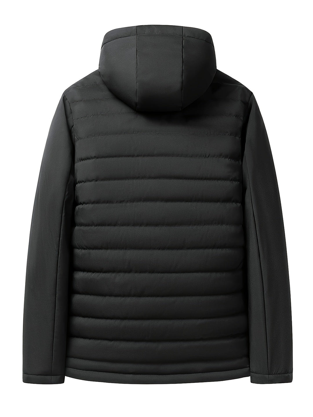 Hooded Insulated Coat for Men