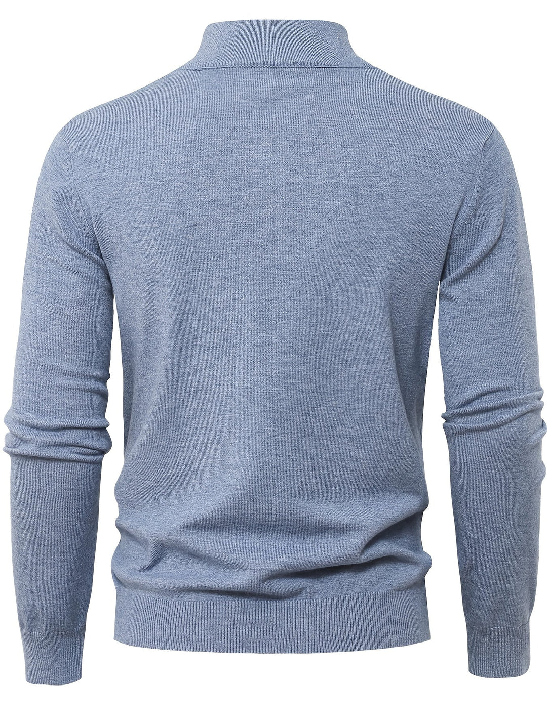 High-Neck Sweater for Men, Refined Style