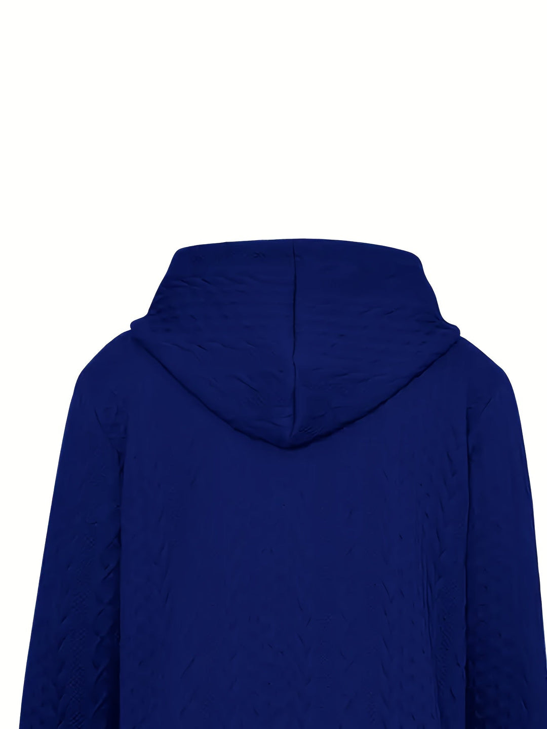 Zip-Up Hooded Jacket for Women, Textured Style