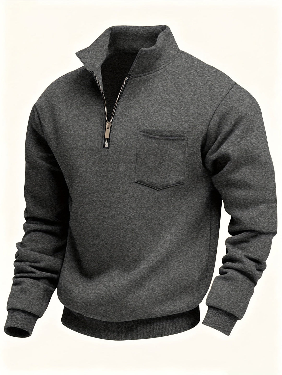 Refined Half-Zip Pullover for Men