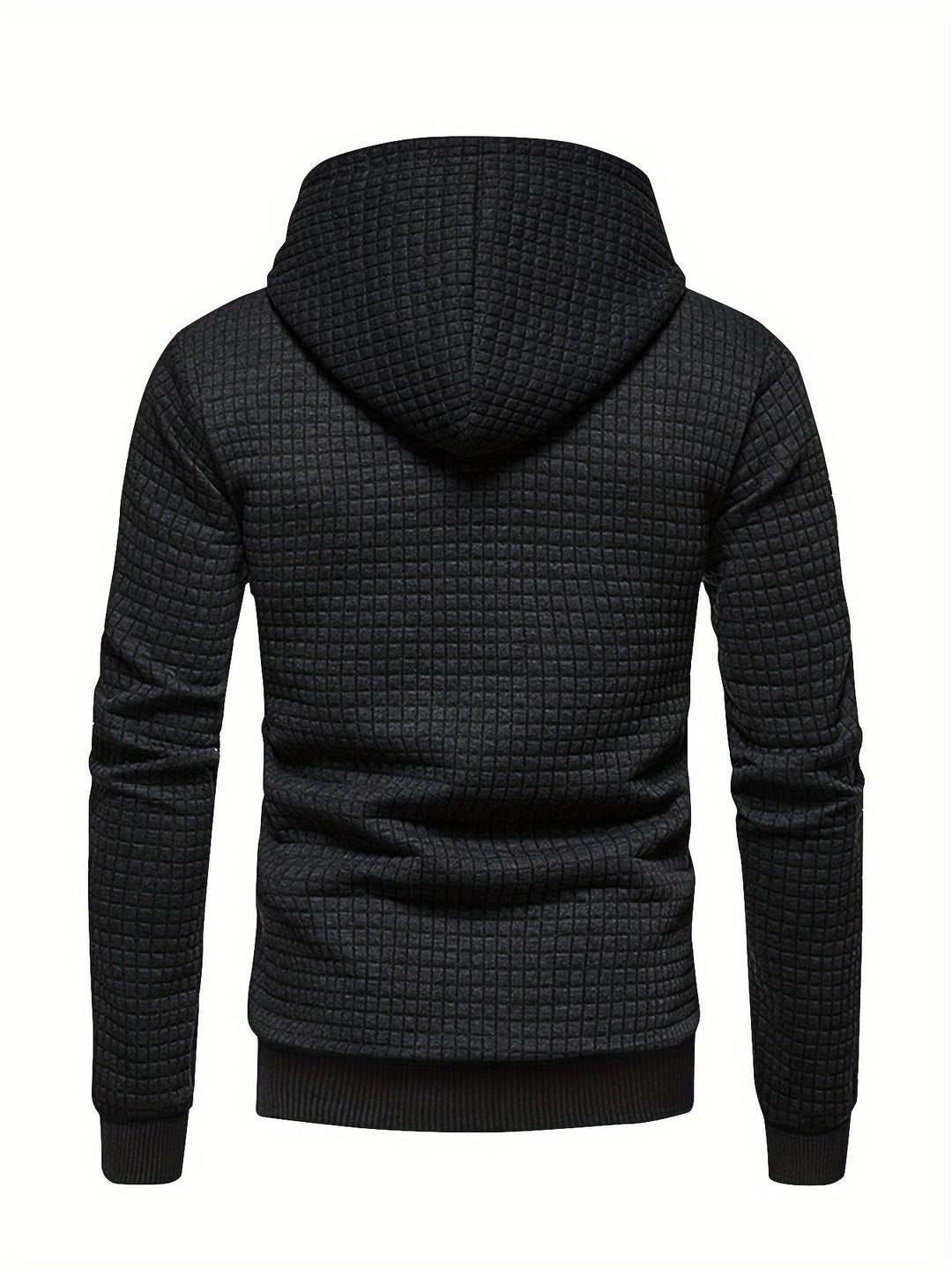 Textured Hooded Pullover Hoodie for Men