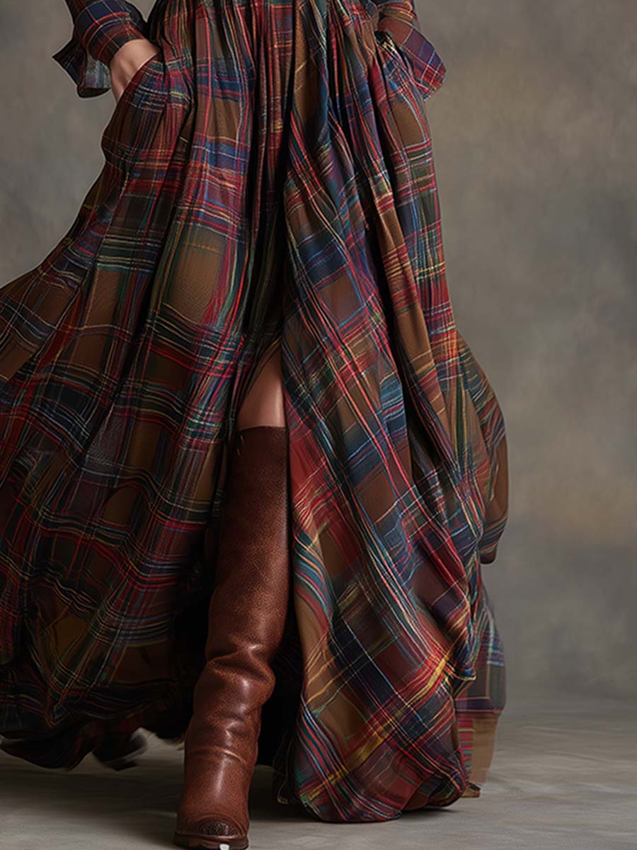 Belted Button-Up Shirt Dress, Women's Classic Fit