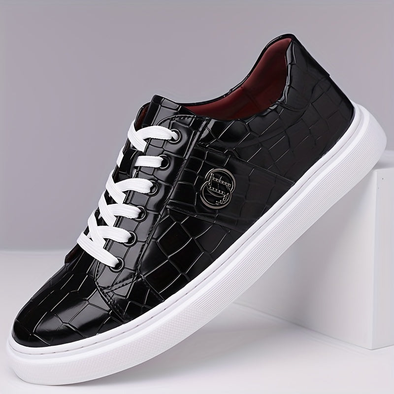 Refined Textured Sneakers for Men