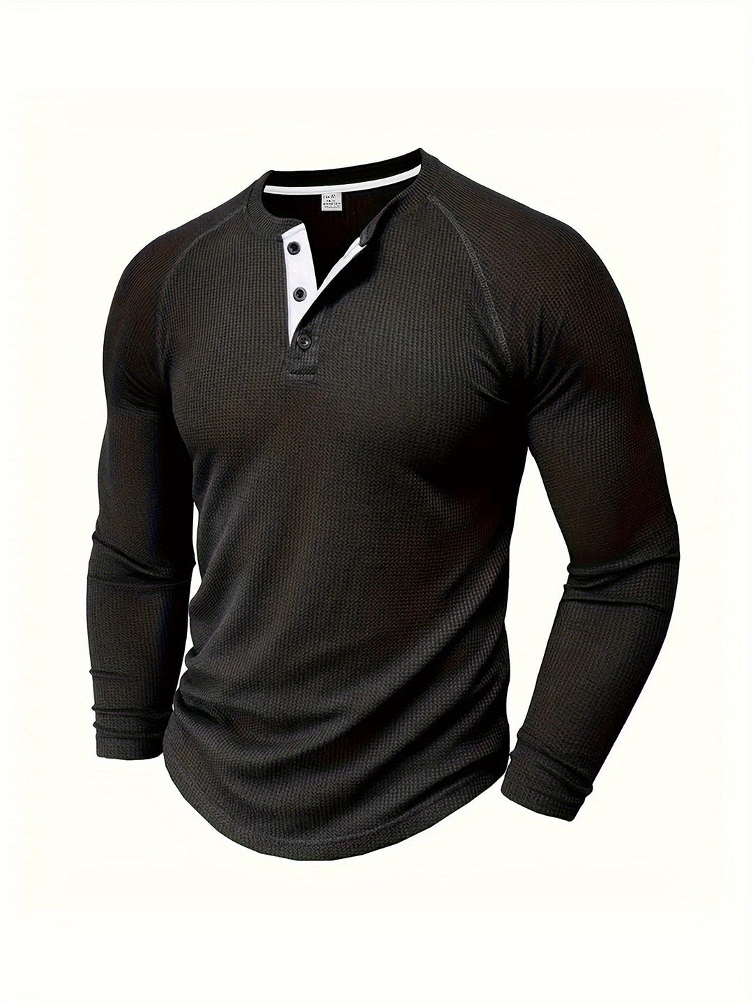 Button Henley Shirt, Men's Classic Fit