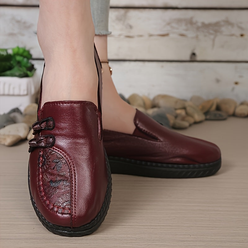 Cushioned Slip-On Loafers for Women