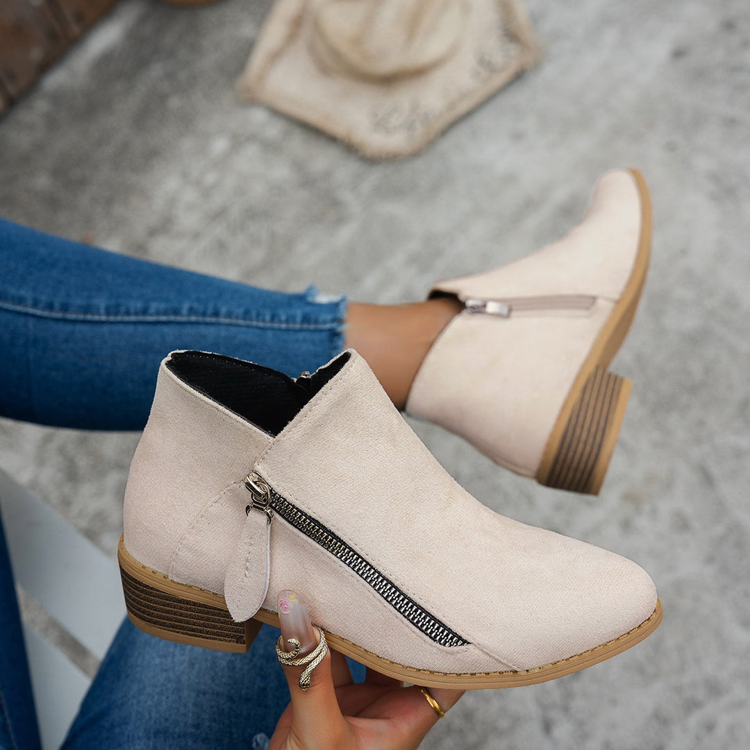 Side-Zip Ankle Boots for Women, Everyday Style