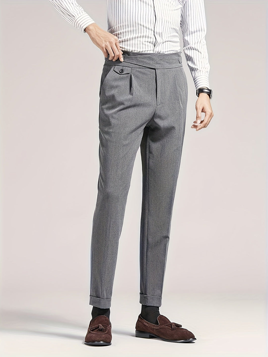Pleated Trousers, Men's Tailored Fit