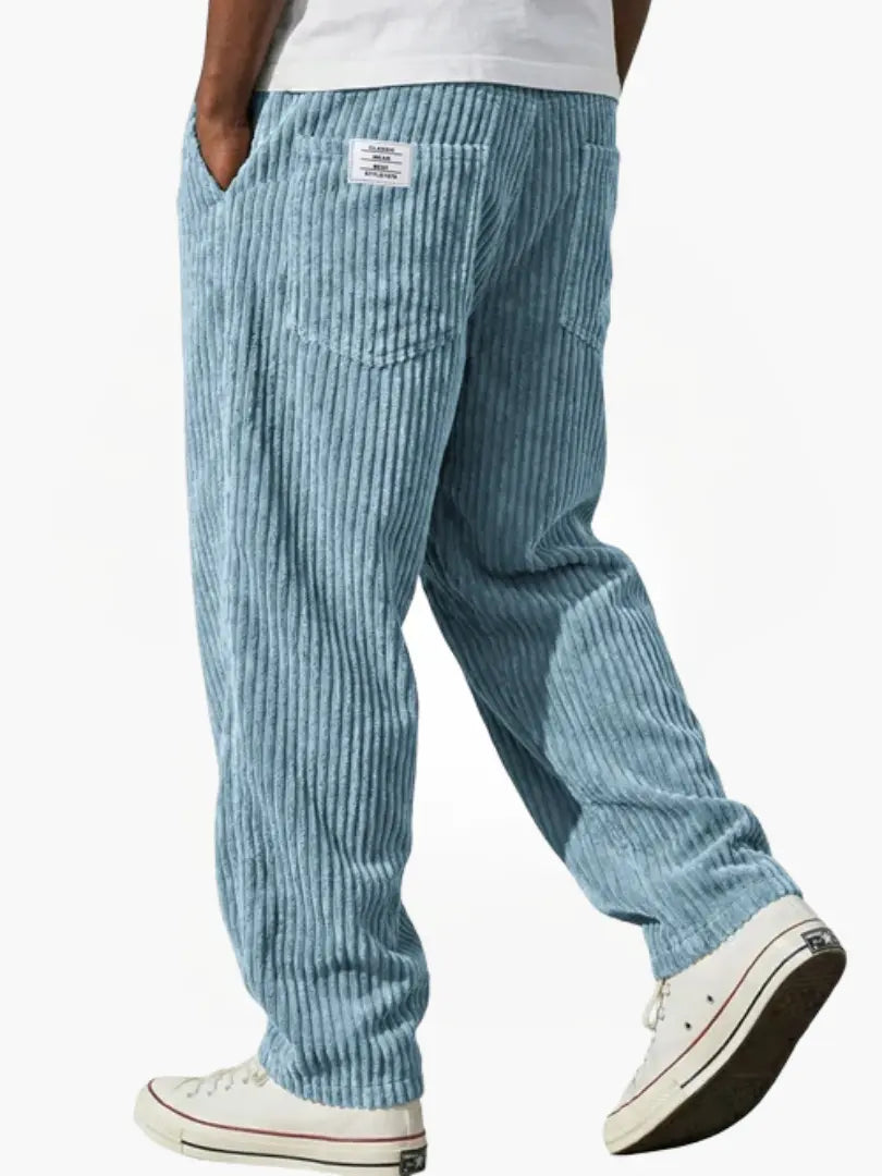 Vintage-Inspired Corduroy Trousers for Men