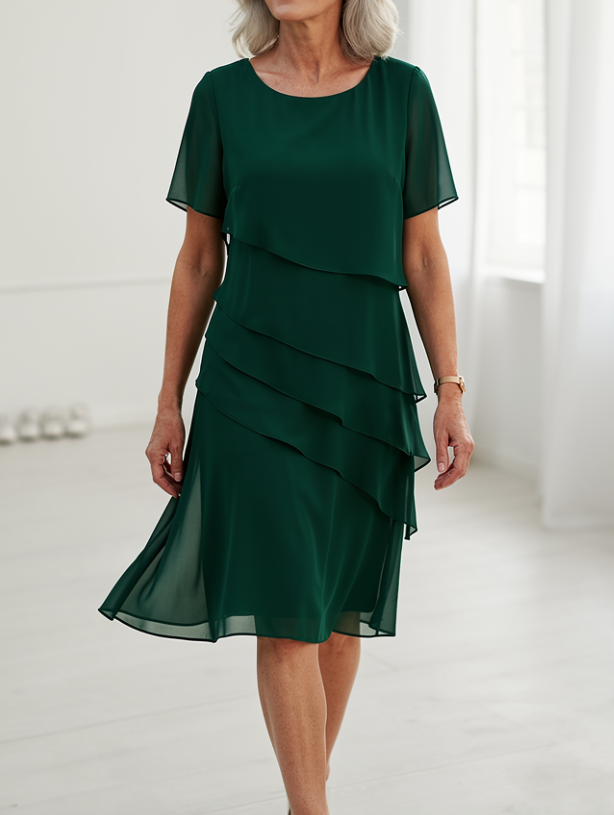 Comfort Ruffle Dress, Women's Casual Fit