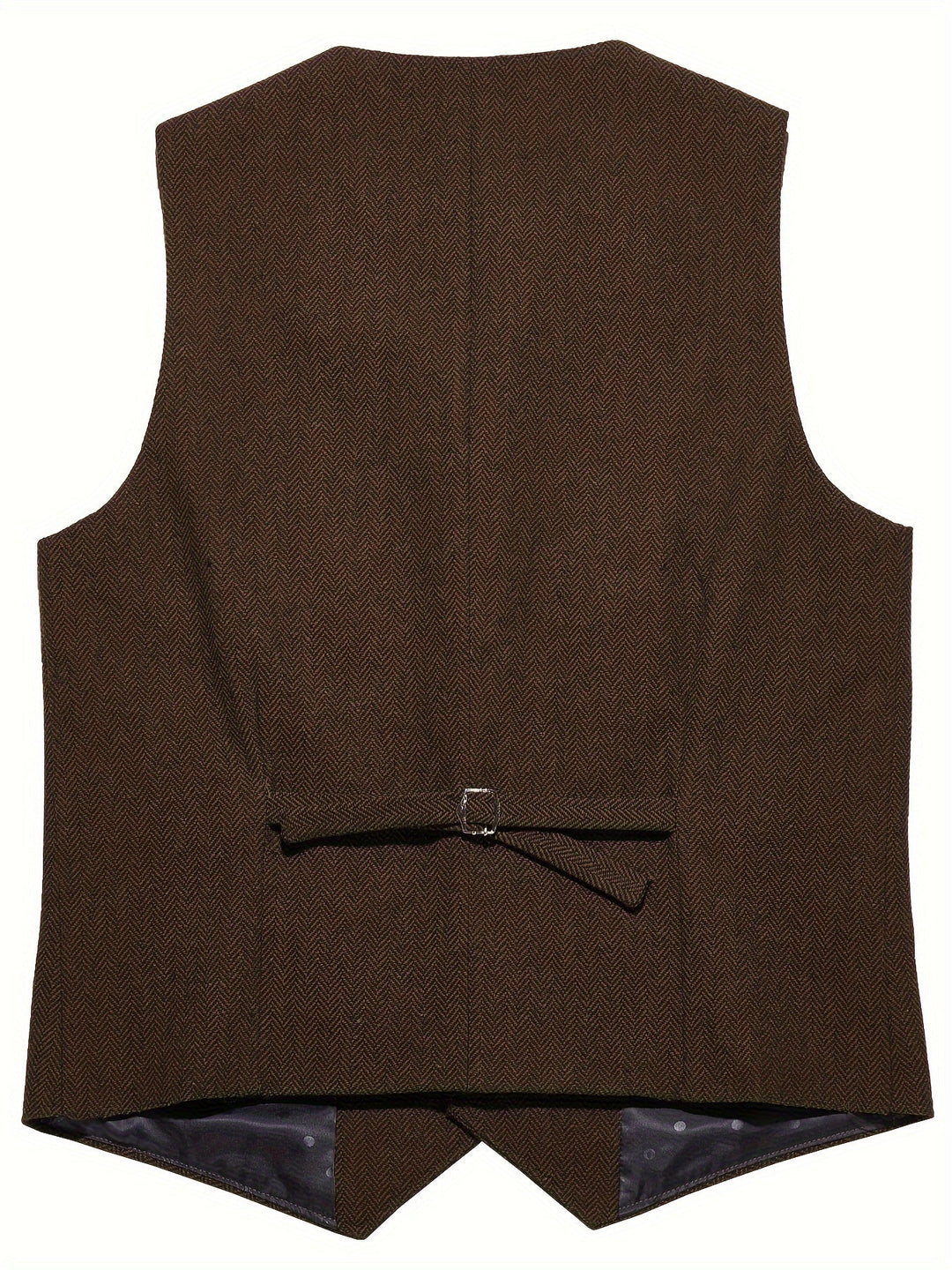 Refined Herringbone Waistcoat for Men