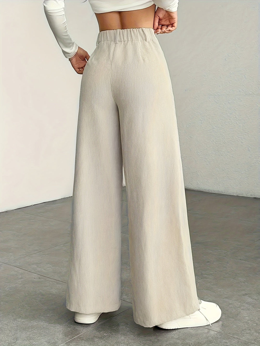 High-Waisted Wide-Leg Trousers for Women