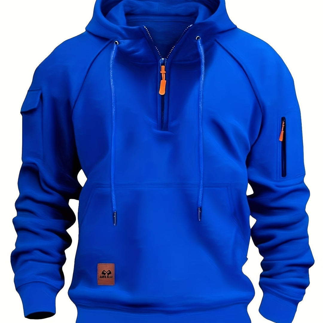 Utility Quarter-Zip Hoodie for Men