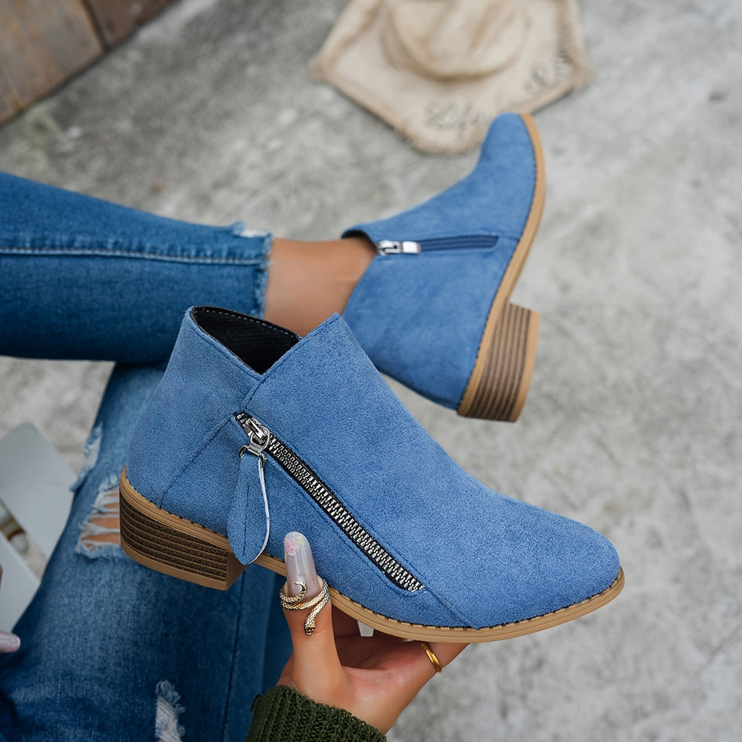 Side-Zip Ankle Boots for Women, Everyday Style
