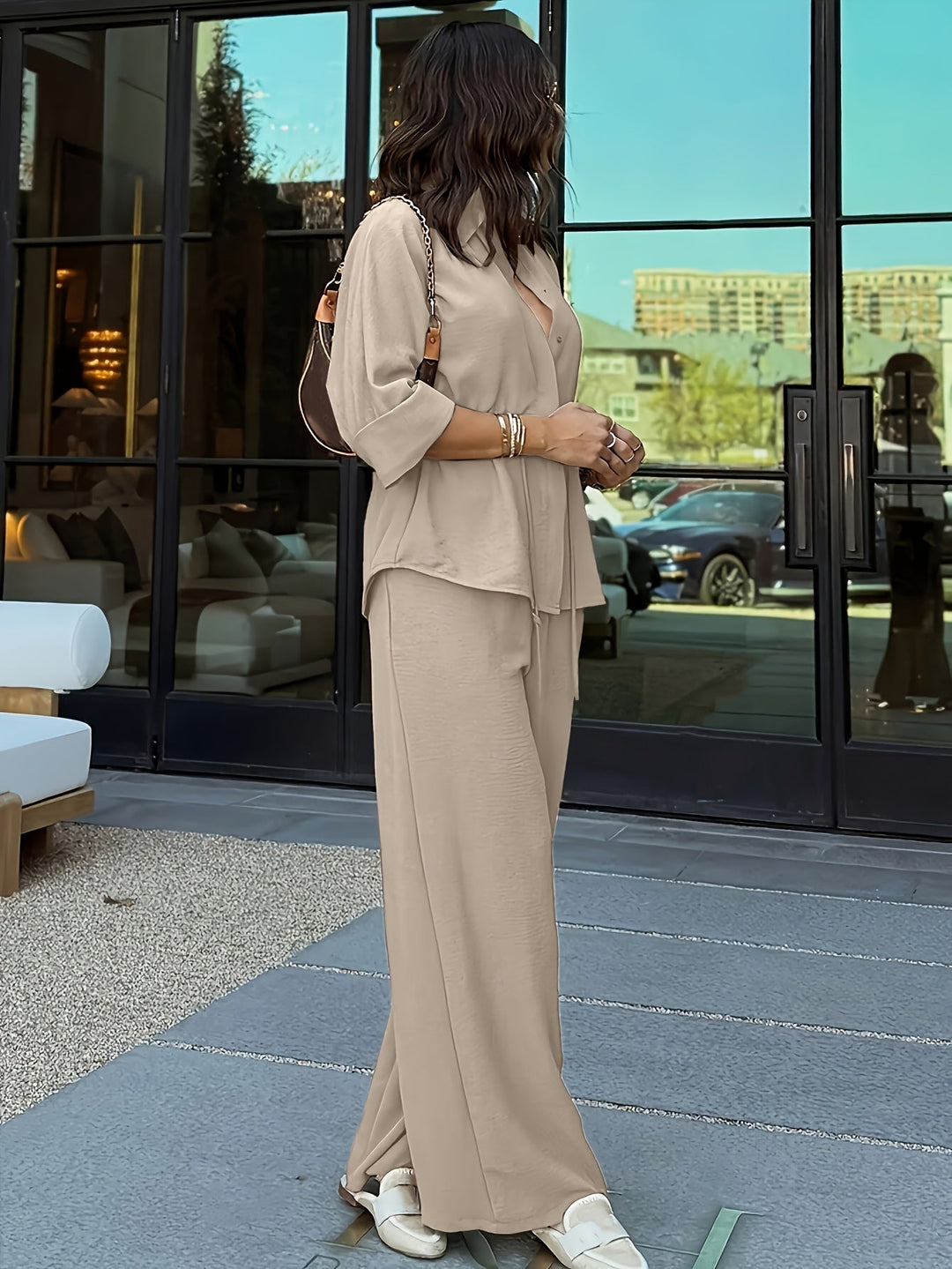 Wide-Leg Set for Women, Relaxed Style