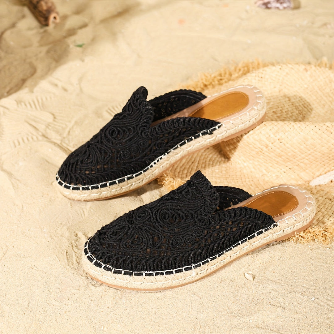 Woven Slip-On Mules for Women