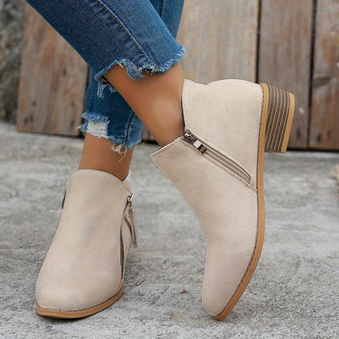 Side-Zip Ankle Boots for Women, Everyday Style