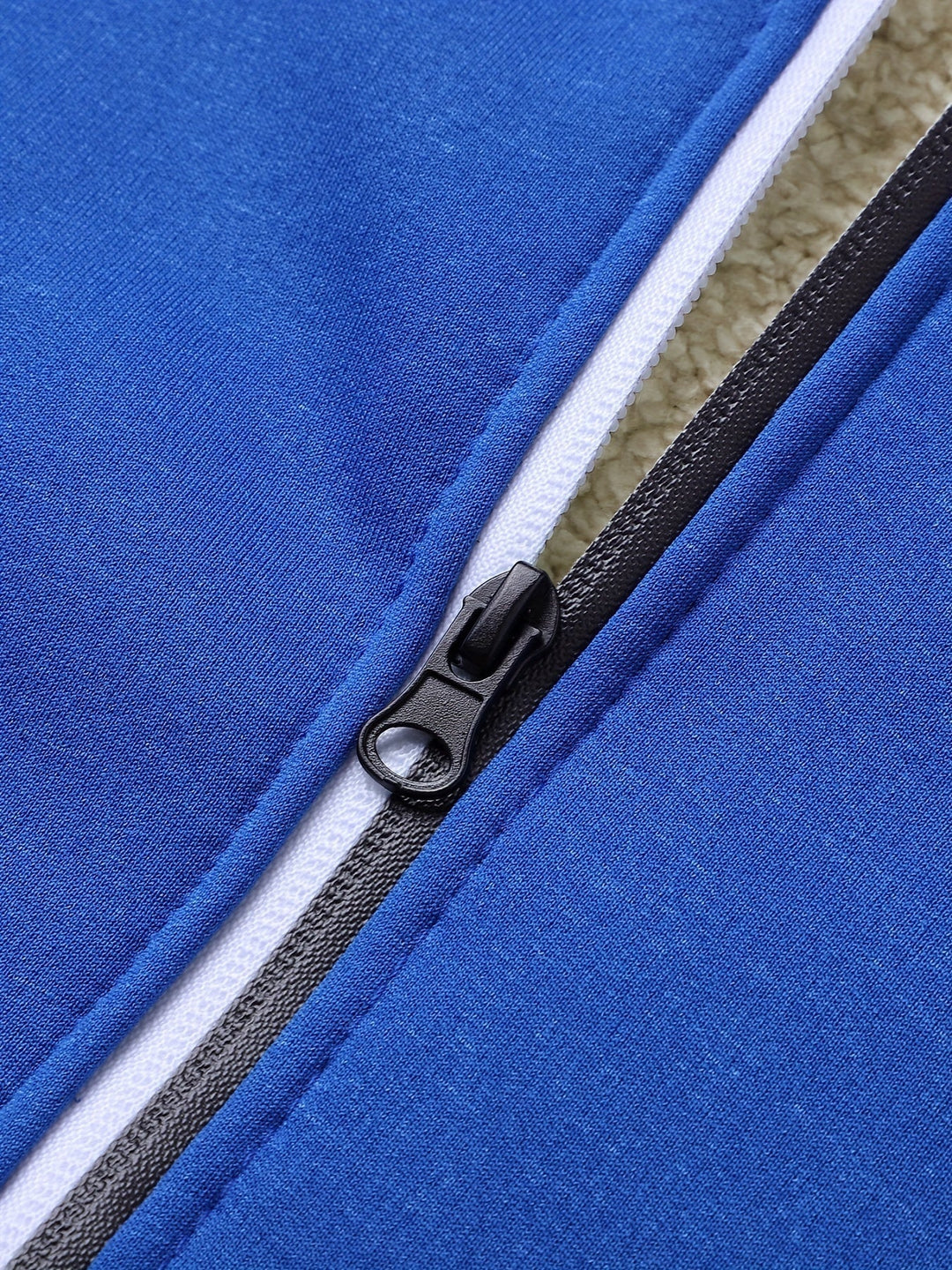 Cozy Hooded Zip-Up Jacket for Men, Plus Size