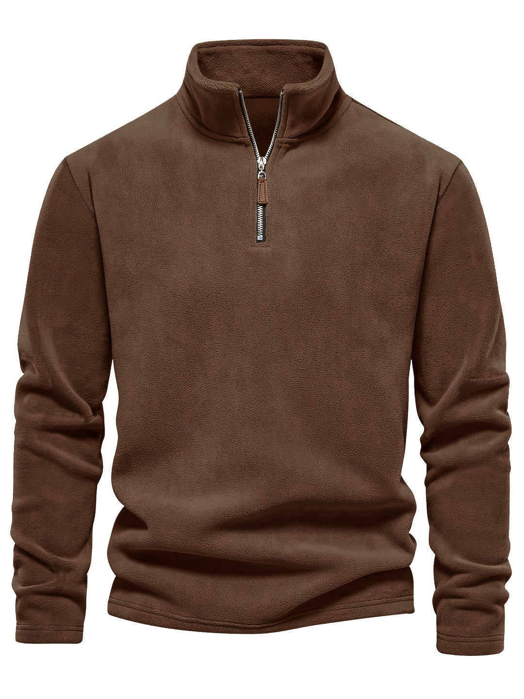 Men's Half-Zip Stand-Collar Pullover