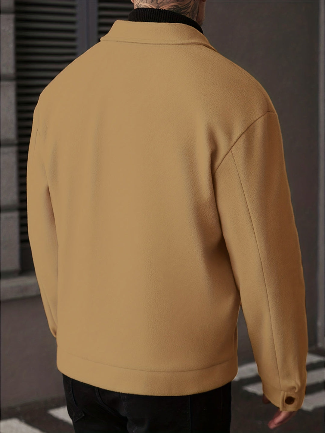 Structured Utility Jacket for Men