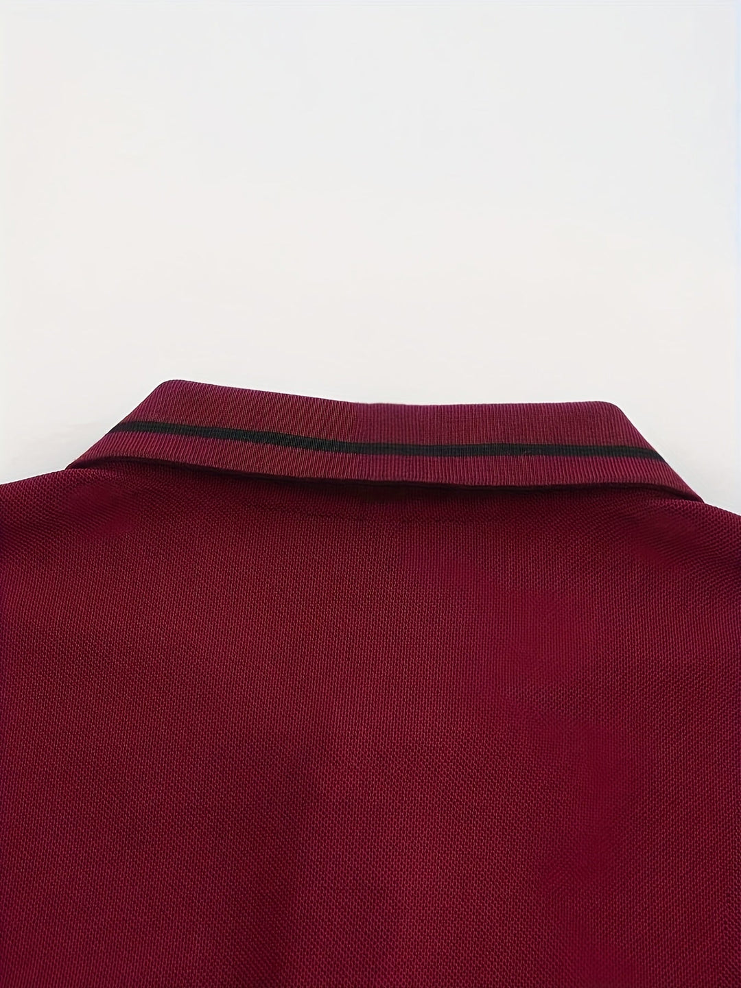 Long-Sleeve Polo Shirt for Men, Refined Style