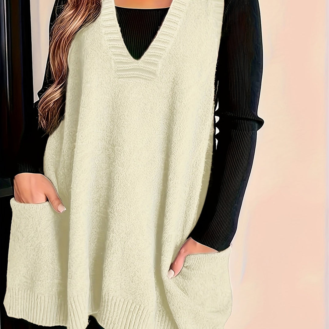 Relaxed Longline Vest for Women