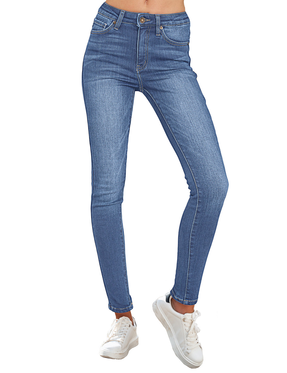 Women's Fleece Lined Stretch Thermal Trousers – Dark Blue