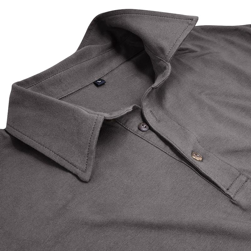 Premium Long-Sleeve Polo for Men, Stylish Style