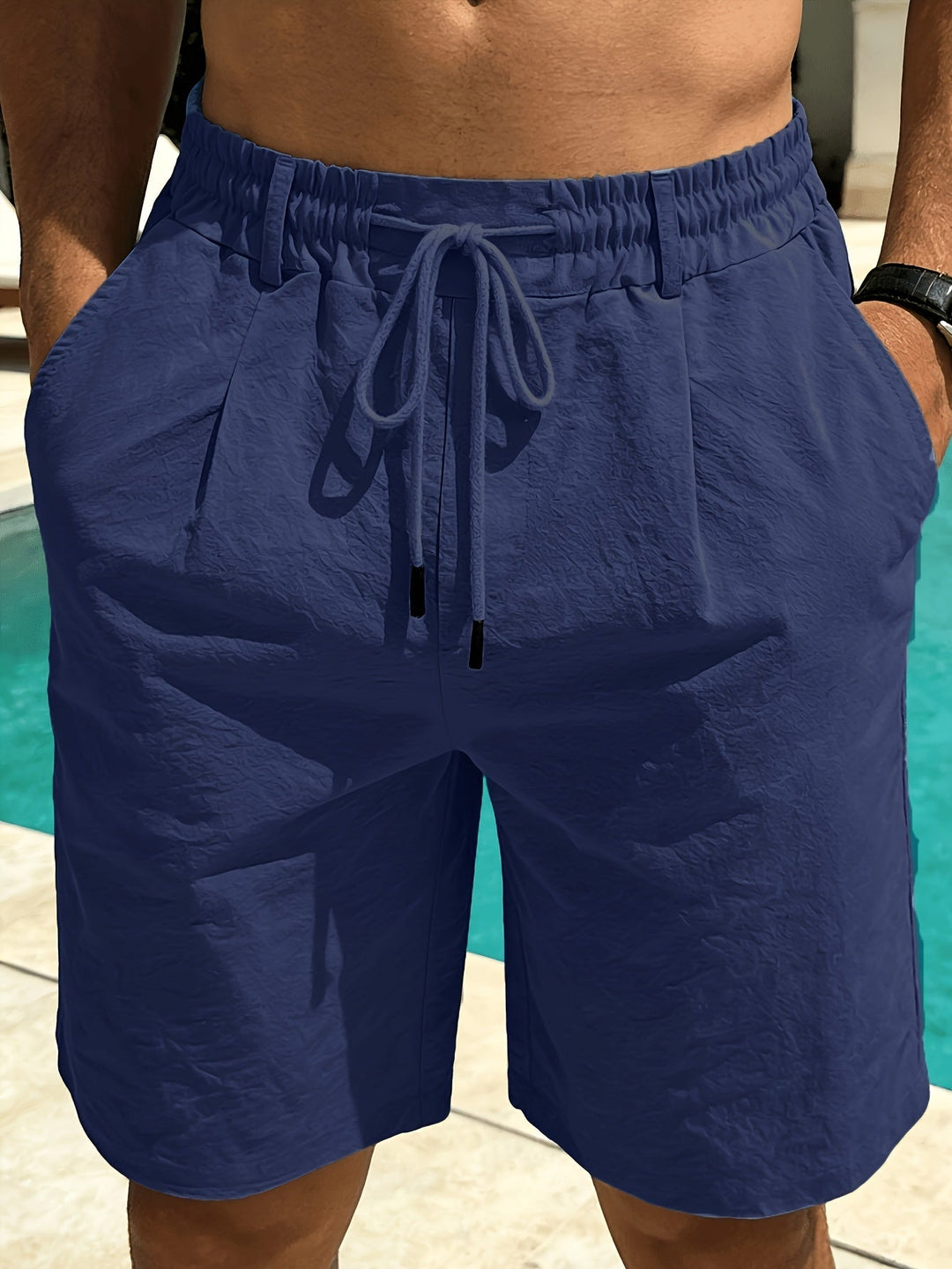 Drawstring Shorts for Men, Relaxed Style