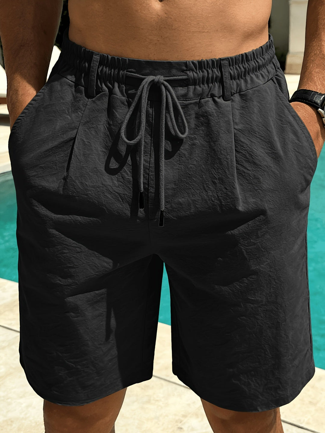 Drawstring Shorts for Men, Relaxed Style