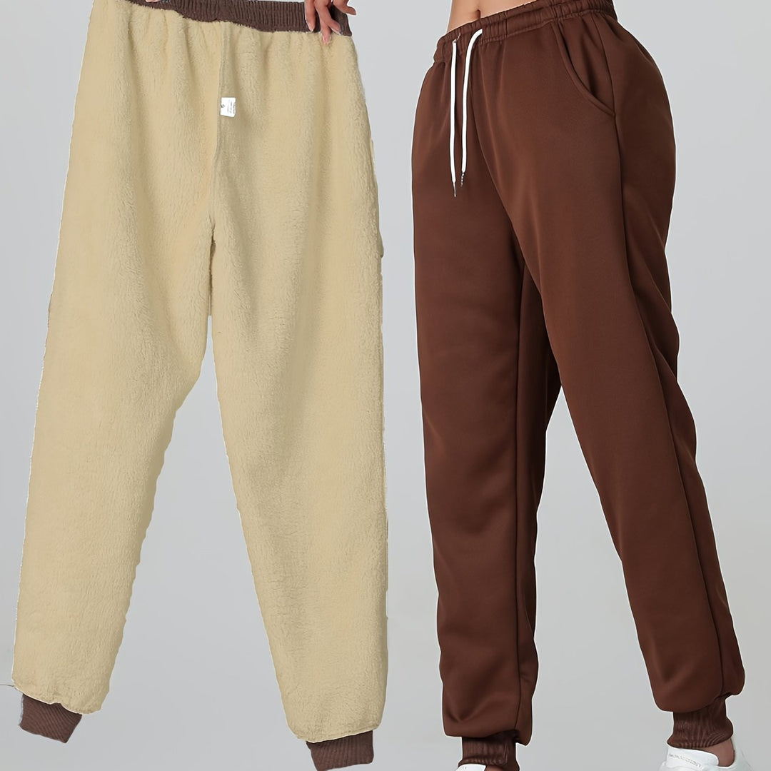Cosy Cuffed Joggers for Women