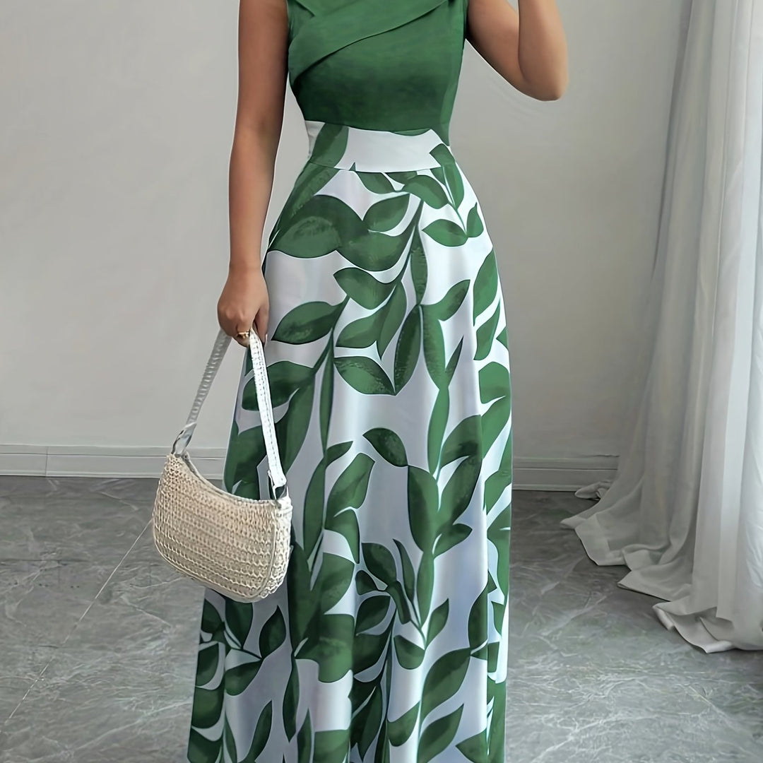 Floral Maxi Dress for Women, Elegant Style