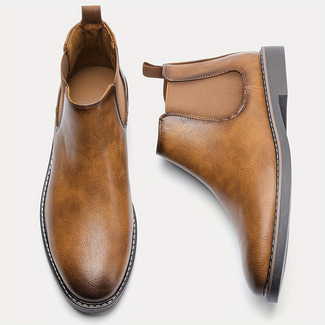 Refined Slip-On Chelsea Boots for Men