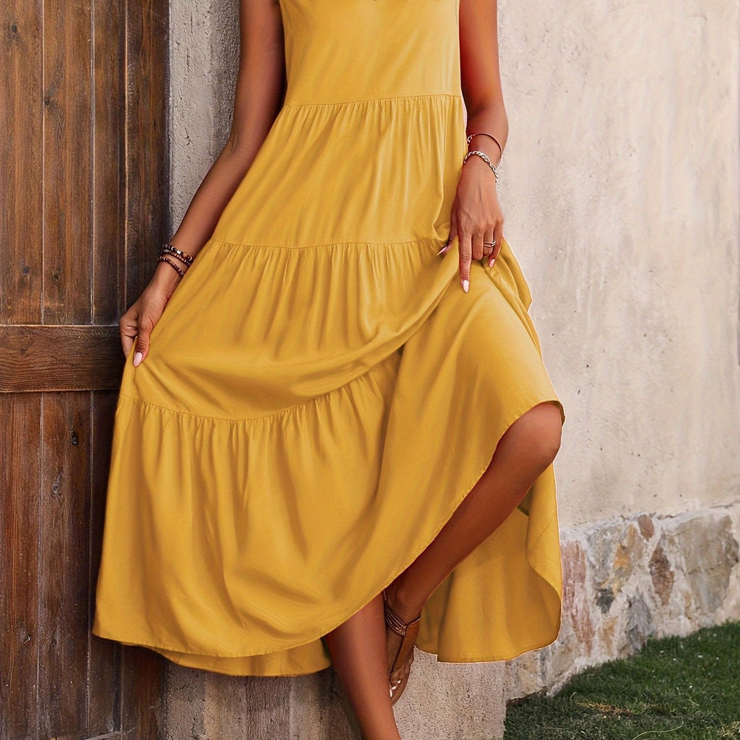 Flowing Tiered Maxi Dress for Women