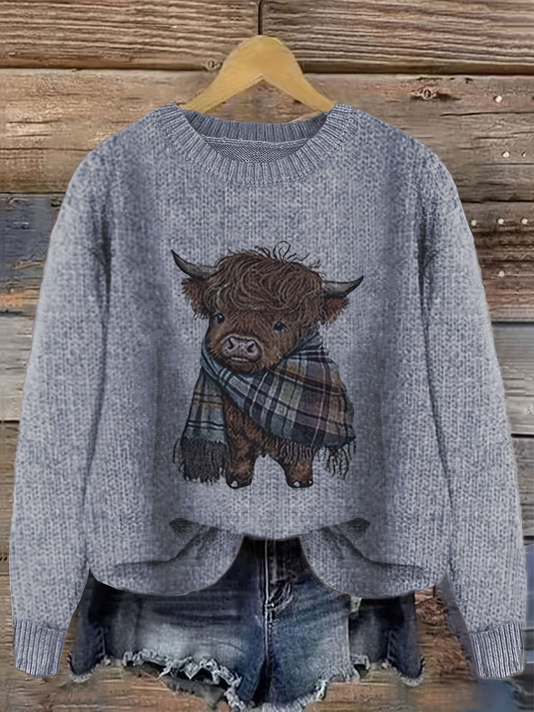 Crewneck Sweater for Women, Cozy Style