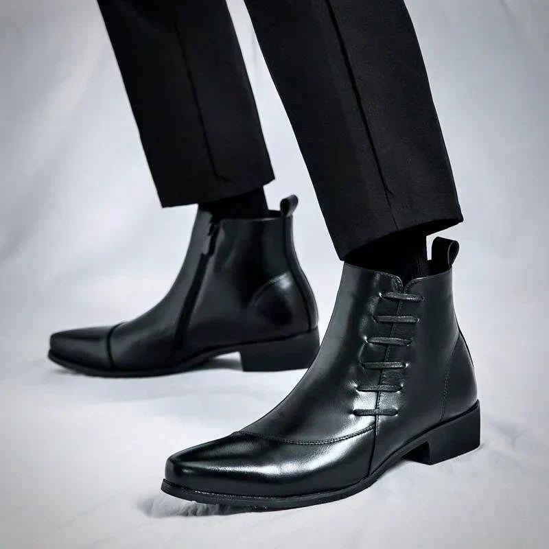 Refined Ankle Boots for Men