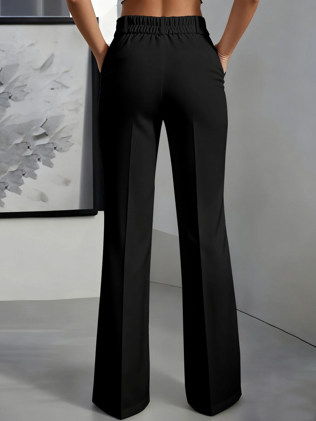 Wide-Leg Trousers for Women, Tailored Style