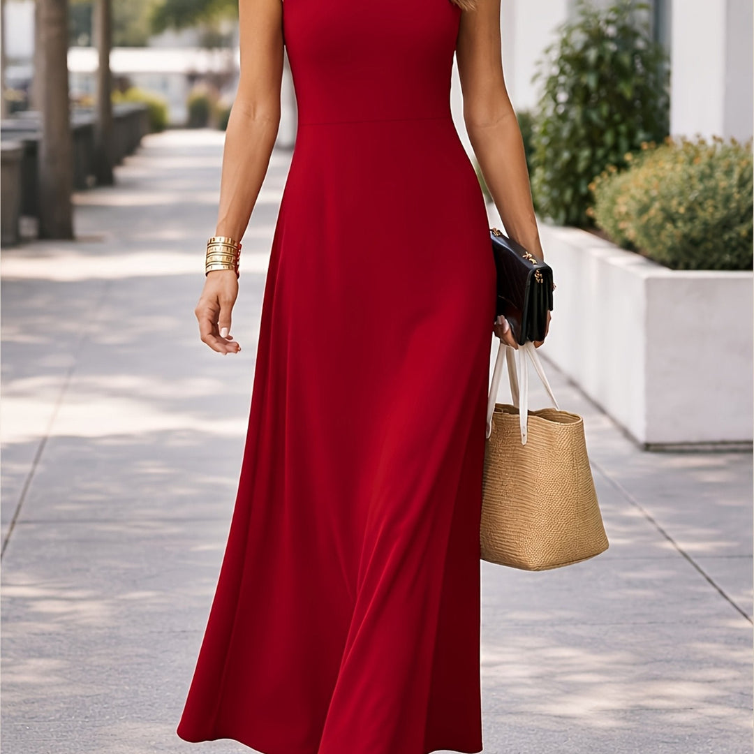 Sleeveless Flowing Maxi Dress for Women