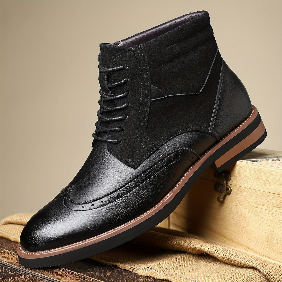 Wingtip Ankle Boots, Men's Classic Fit