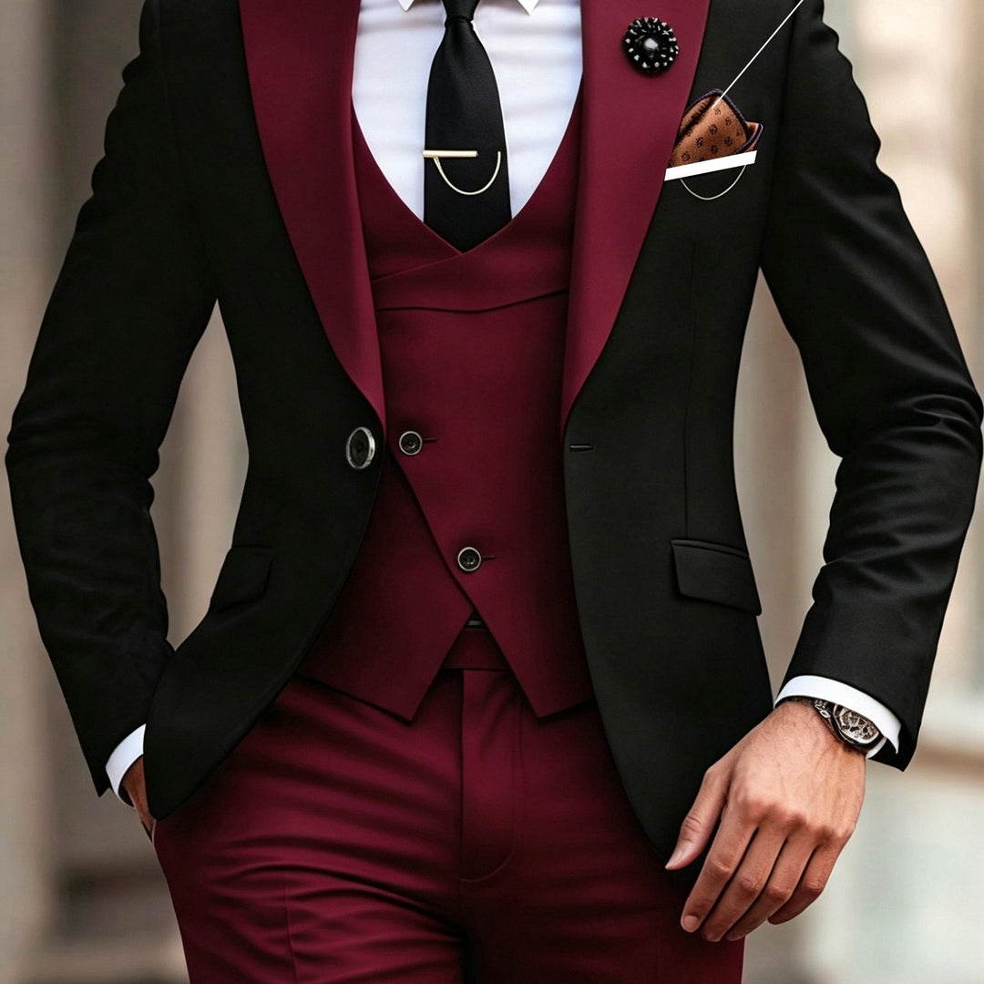 Three-Piece Suit, Men's Tailored Fit
