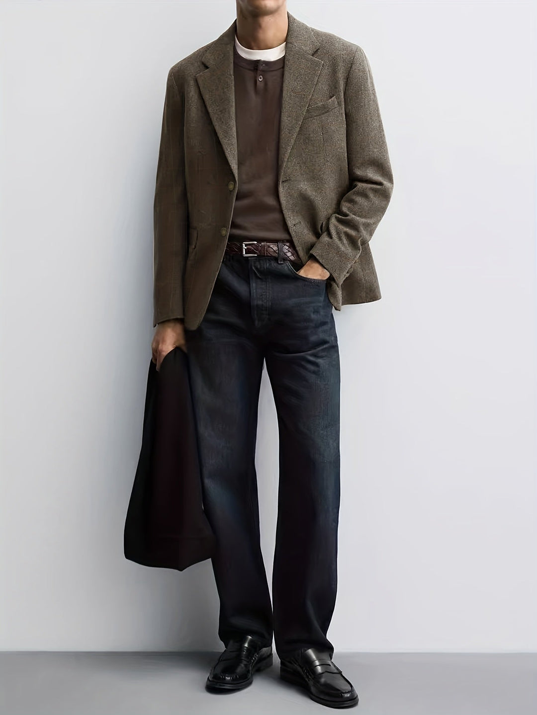 Textured Blazer, Men's Refined Fit
