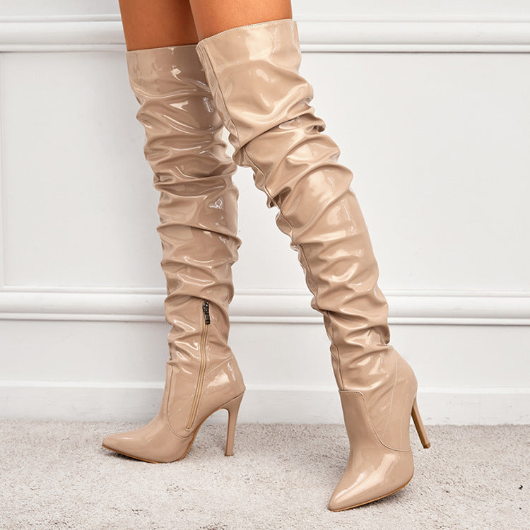 Women's Heeled Knee-High Boots