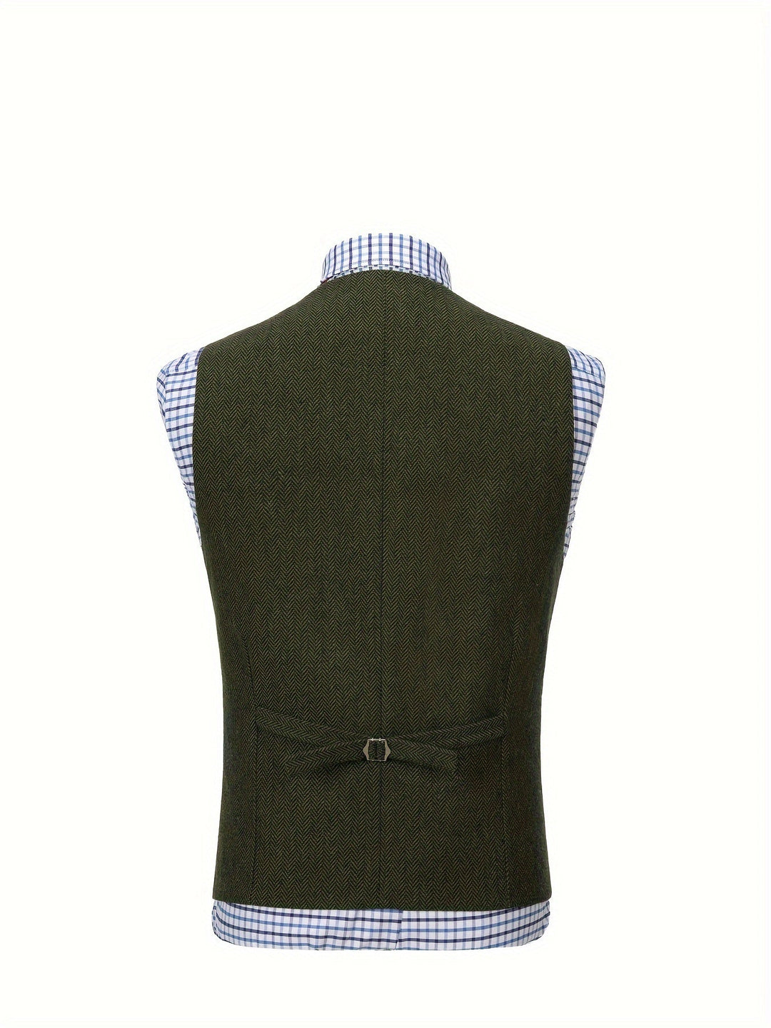 Heritage Herringbone Vest for Men, Plus Size