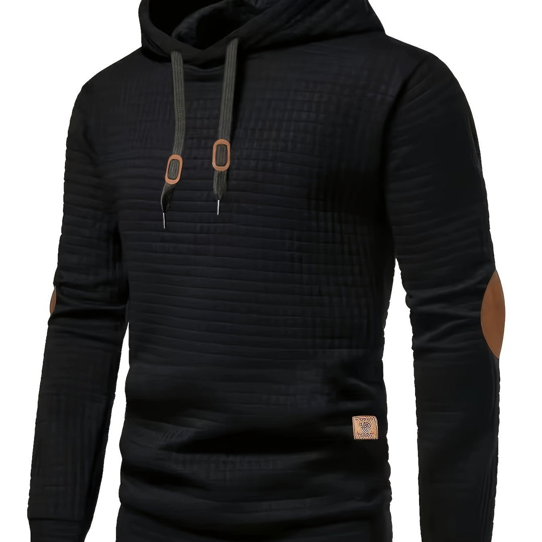 Hooded Sweatshirt for Men, Textured Style