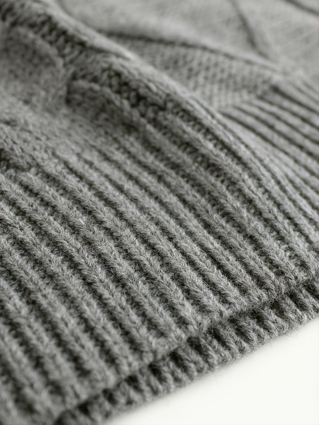 Ladies Cozy Cable-Knit V-Neck Sweater Vest