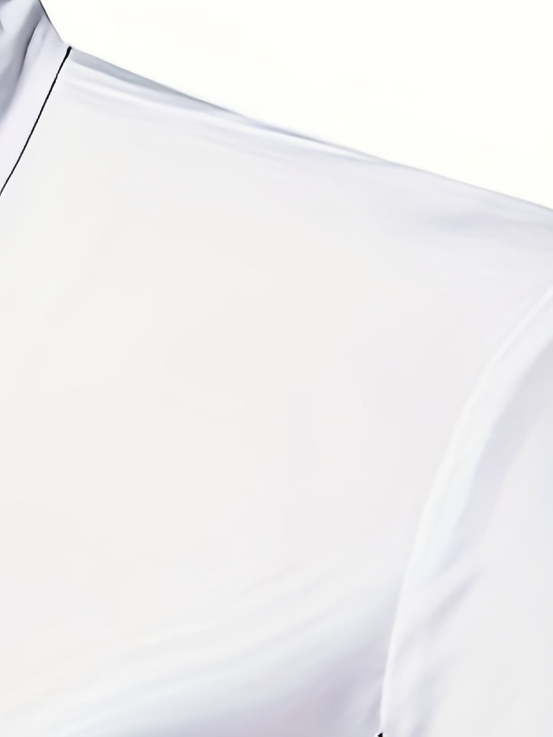 Contrast-Trim Slim Shirt for Men, Plus Size