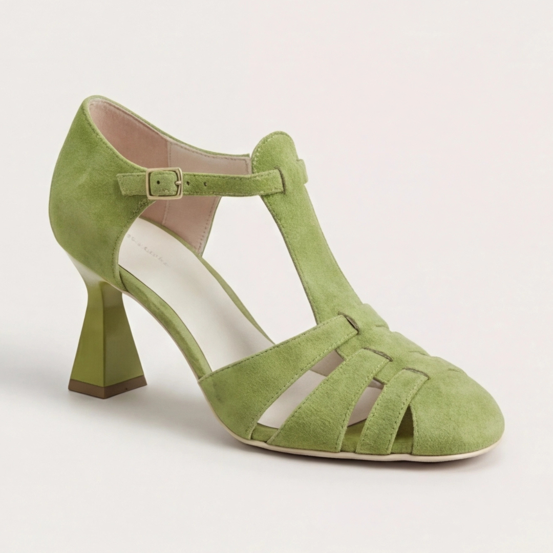 Close Toe Strap Heels for Women, Classic Style