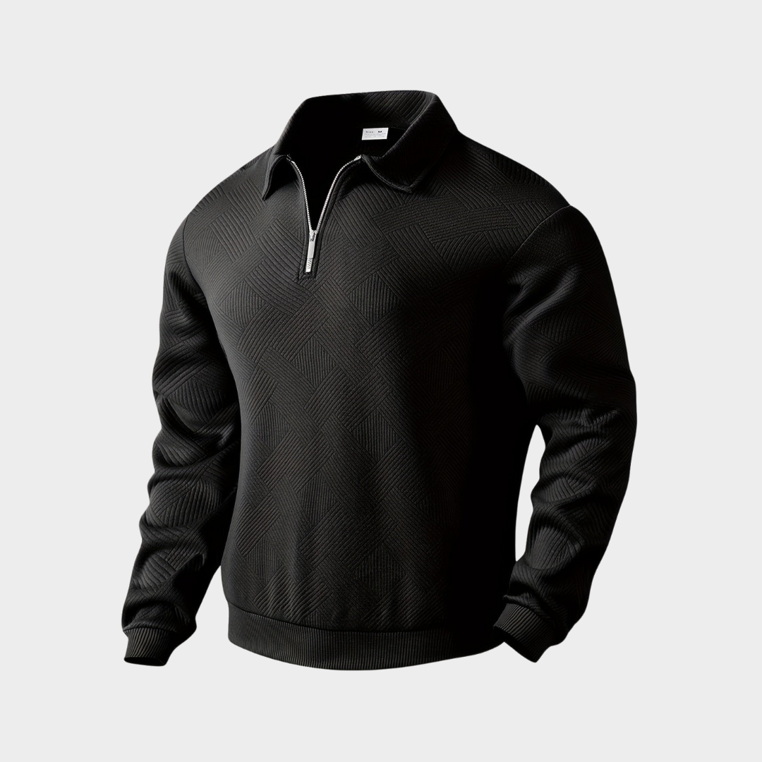 Half-Zip Pullover, Men's Textured Fit