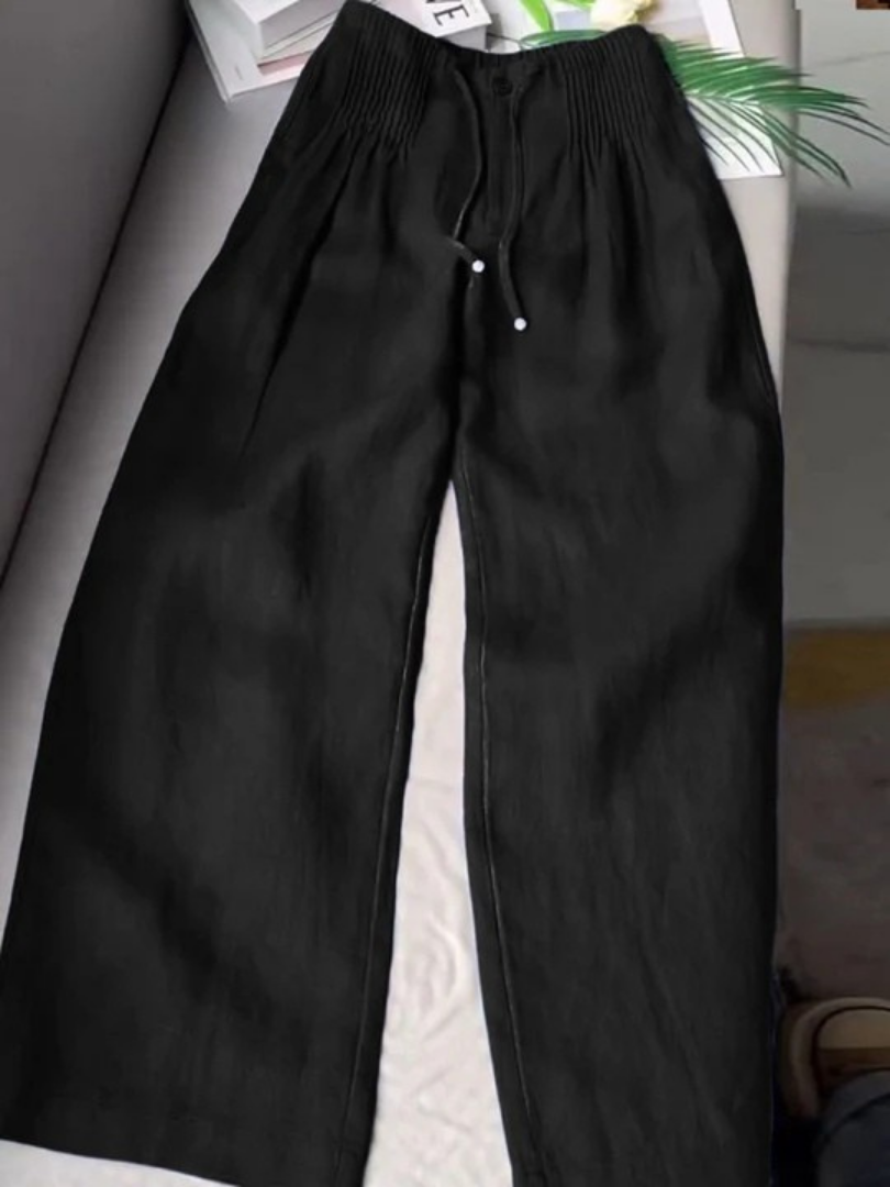 Ladies Elegant Wide Leg Lace Pants