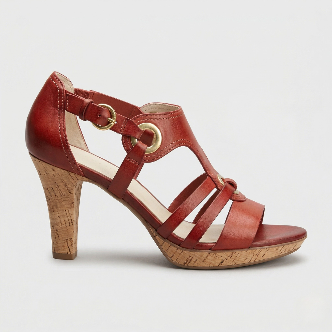 Orthopedic Orthopedic Strap Open Toe Heels for Women