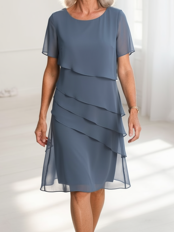 Comfort Ruffle Dress, Women's Casual Fit